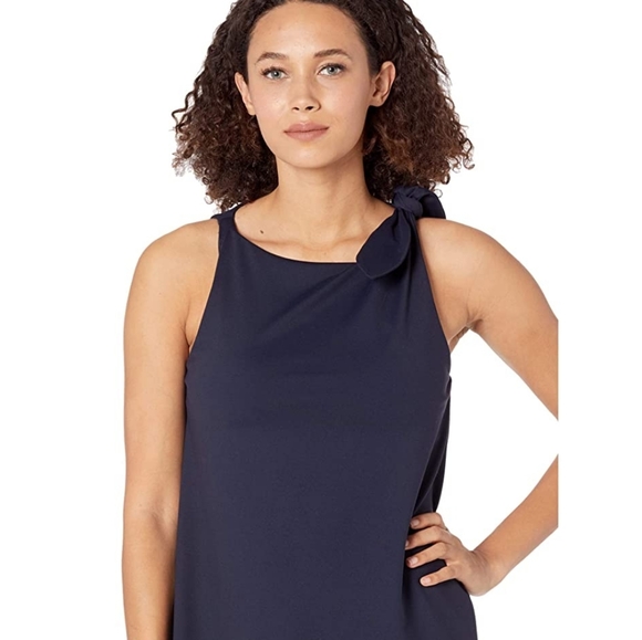 SUSANA MONACO - lBow Shoulder Shift Dress - Picture 2 of 8